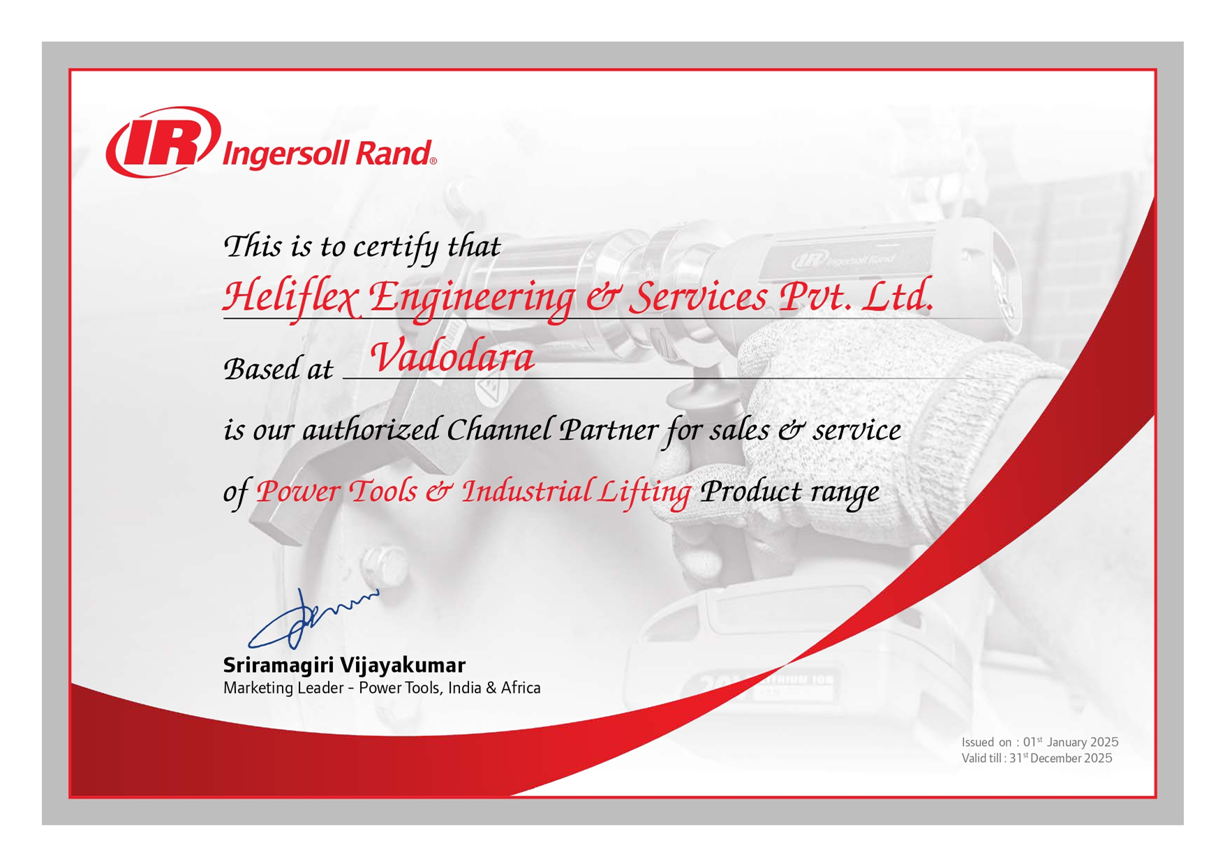 ingersoll-rand-certificate